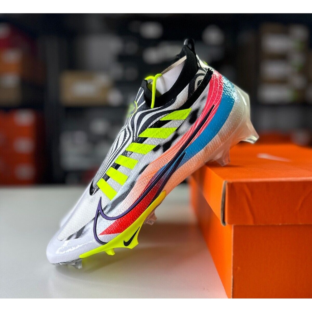 Nike Vapor Edge Elite 360 Football Cleat White Volt DR5396-100 Men's Size 16